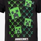 Minecraft jongens T-shirt zwart groen
