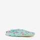 Kinder schoenen blauw met flamingo