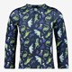 Kinder UV zwemshirt met lange mouwen blauw