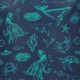 Kinder UV zwemshirt met zeedieren blauw
