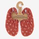 Kinder schoenen rood met bloemen