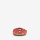 Kinder schoenen rood met bloemen