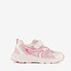 Meisjes dad sneakers wit roze