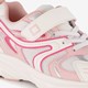 Meisjes dad sneakers wit roze