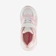 Meisjes dad sneakers wit roze