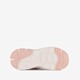 Meisjes dad sneakers wit roze