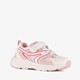 Meisjes dad sneakers wit roze