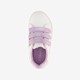 Meisjes sneakers met lichtjes wit roze