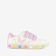 Meisjes sneakers met lichtjes wit roze