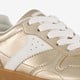 Meisjes sneakers goudkleurig wit