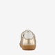 Meisjes sneakers goudkleurig wit
