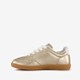 Meisjes sneakers goudkleurig wit