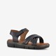 Leren dames sandalen zwart