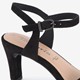 Dames sandalen met hak zwart