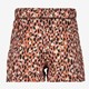 Meisjes short met print oranje roze