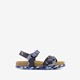 Kinder bio sandalen blauw camouflage