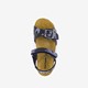 Kinder bio sandalen blauw camouflage