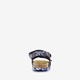 Kinder bio sandalen blauw camouflage