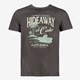 Unsigned heren T-shirt donkergrijs