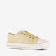 Meisjes gympen met glitters goudkleurig