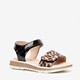 Meisjes sandalen met luipaardprint