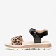 Meisjes sandalen met luipaardprint