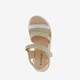 Meisjes sandalen met glitters goud