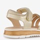 Meisjes sandalen met glitters goud