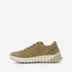 Suede dames sneakers taupe