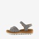 Leren dames sandalen met print