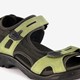 ECCO Off Road leren heren sandalen groen zwart