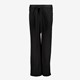 Wijde dames broek met ceintuur zwart