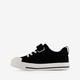 Canvas kinder sneakers zwart wit
