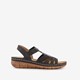 Naturform dames sandalen zwart
