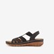 Naturform dames sandalen zwart