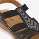 Naturform dames sandalen zwart