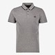 Heren polo grijs gemêleerd