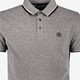 Heren polo grijs gemêleerd