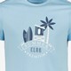 Heren T-shirt met opdruk lichtblauw