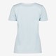 Dames T-shirt met opdruk lichtblauw