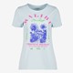 TwoDay dames T-shirt met opdruk lichtblauw