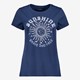 TwoDay dames T-shirt met tekstopdruk blauw