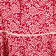Dames rok met print en glitters rood