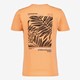 Jongens T-shirt met backprint oranje