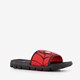 Jongens badslippers zwart rood