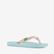 Meisjes teenslippers blauw roze