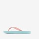 Meisjes teenslippers blauw roze
