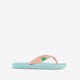 Meisjes teenslippers blauw roze