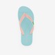 Meisjes teenslippers blauw roze