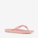 Copacabana kinder teenslippers roze met bloemen